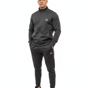 adidas black tracksuit set
