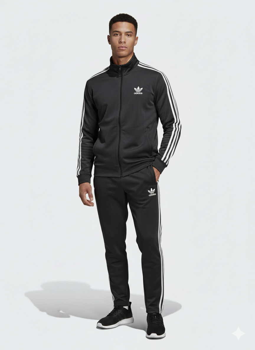 Adidas Classics 3-Stripes Tracksuit Original Leftover (Black)