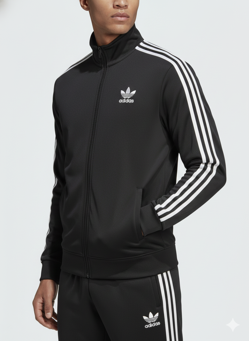 Adidas Classics 3-Stripes Tracksuit Original Leftover (Black) - Image 4