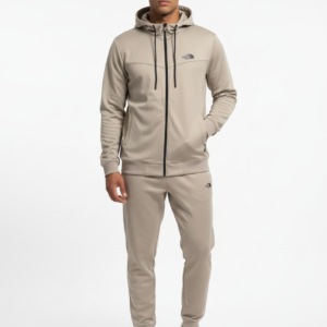 the north face tech fleece tracksuit (dune beige)
