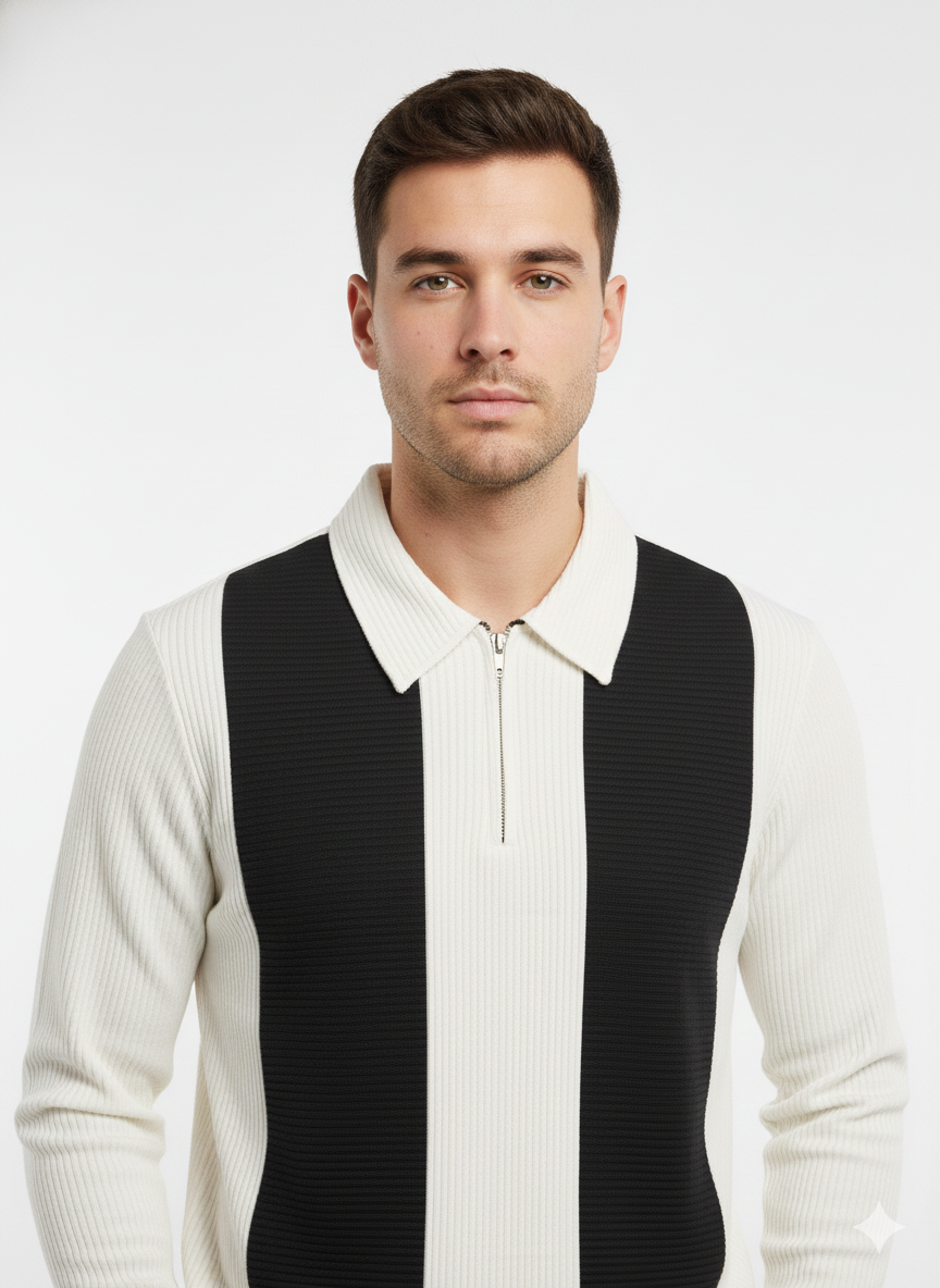 ralph lauren knitted quarter zip color block polo sweater ralph lauren knitted quarter zip color block polo sweater