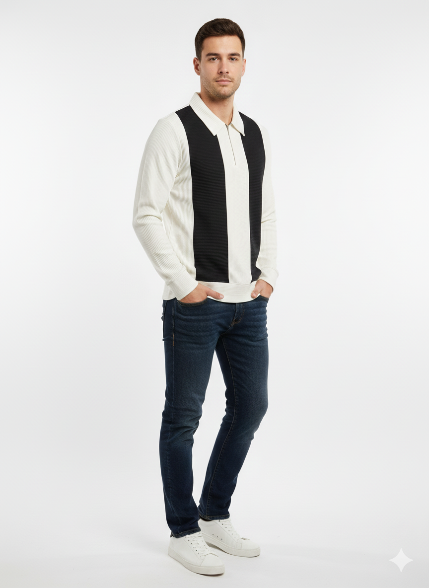 ralph lauren knitted quarter zip color block polo sweater ralph lauren knitted quarter zip color block polo sweater