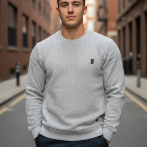 Burberry quilted crewneck sweatshirt