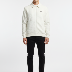 boss hugo quilted texture upper (off white)