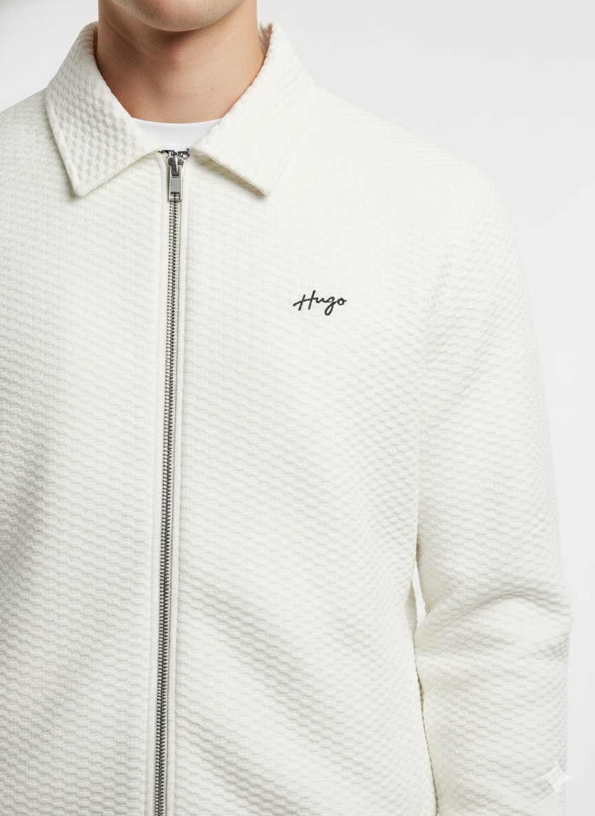 boss hugo quilted texture upper (off white) boss hugo quilted texture upper (off white)