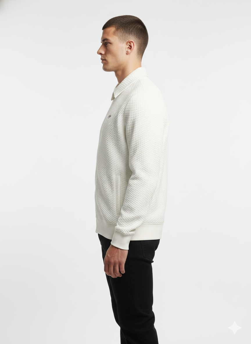 boss hugo quilted texture upper (off white) boss hugo quilted texture upper (off white)