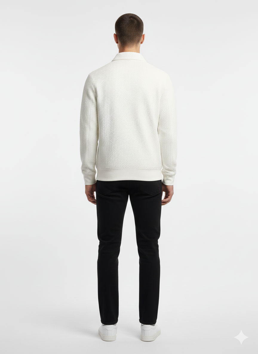 boss hugo quilted texture upper (off white) boss hugo quilted texture upper (off white)