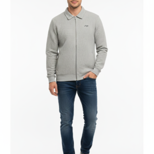 boss hugo quilted texture upper (grey)