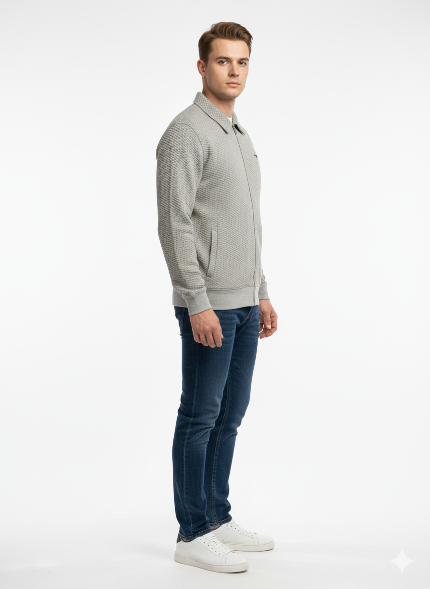 boss hugo quilted texture upper (grey) boss hugo quilted texture upper (grey)