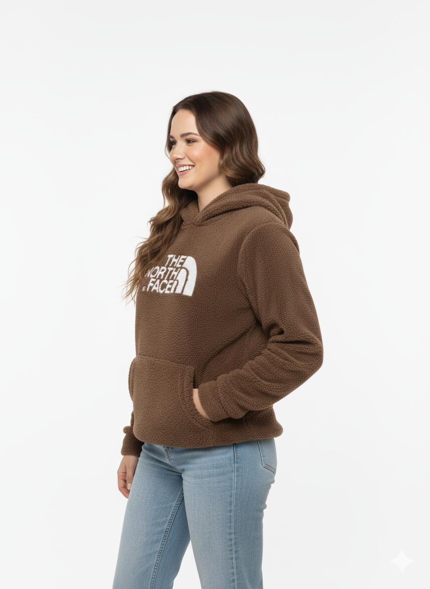 the north face woolen brown hoodie the north face woolen brown hoodie